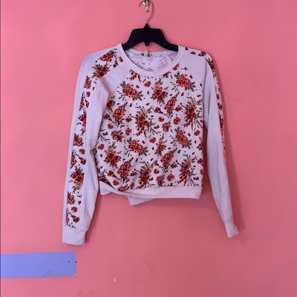 Floral sweater